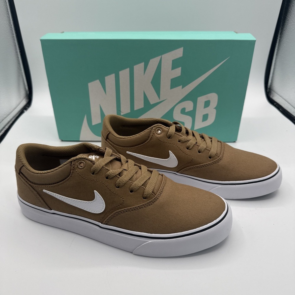 Nike Chron 2 Canvas SB Driftwood DM3494-200 Size 7 Women 5.5 Men Solarsoft Sole‎